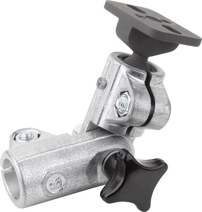 Rohrverbinder Gelenk Aluminium mit Kugelgelenk, Form A