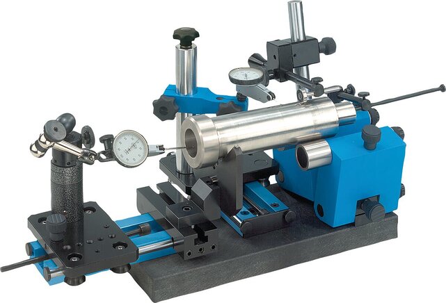 Rundlauf-Prüfgerät für Durchmesser bis 80 mm verstellbar