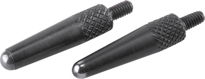 Messeinsätze mit abgerundeter Spitze