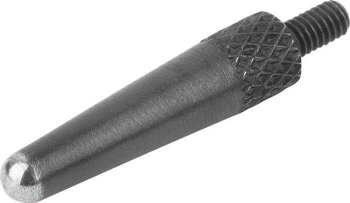 Messeinsätze mit abgerundeter Spitze