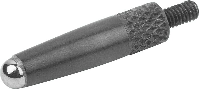 Messeinsätze mit abgerundeter Spitze