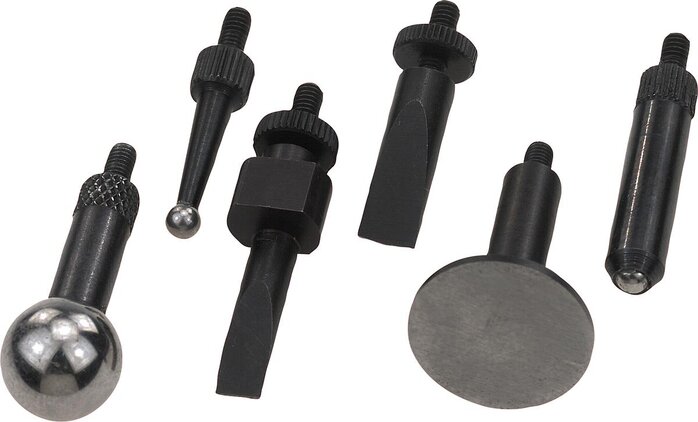 Messeinsätze aus Stahl, gehärtet Gewinde M2,5