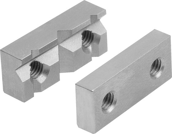 Spannbacken Edelstahl für Präzisionsschraubstöcke