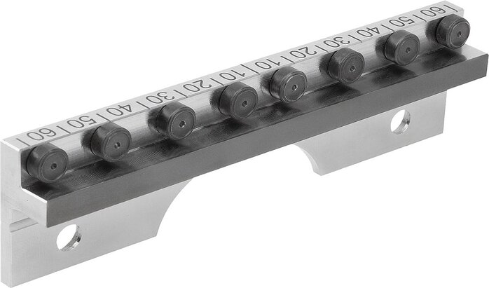 Spannbacken Kombi glatt und mit Pins