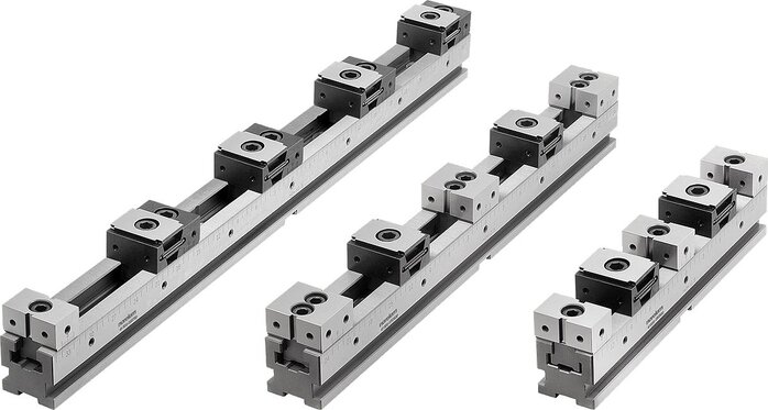 Spannschienen für Mehrfach-Spannsystem