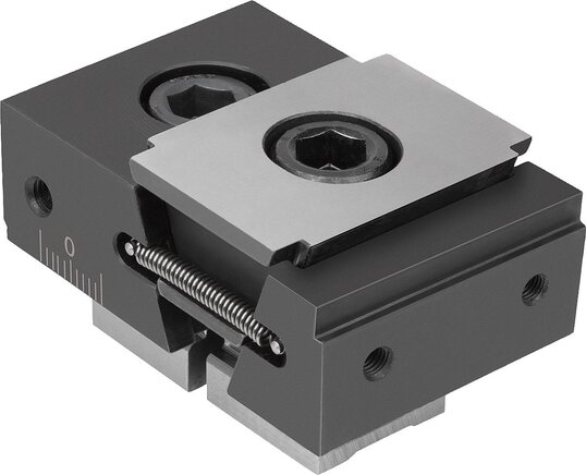 Keilspanner mit Festbacke für Mehrfach-Spannsystem, Form C, mit Stufe