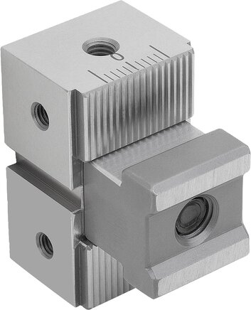 Festbacken ES für Mehrfach-Spannsystem, Form C, Festbacken abgesetzt