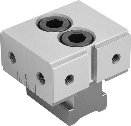 Festbacken DS für Mehrfach-Spannsystem, Form C, Festbacken abgesetzt