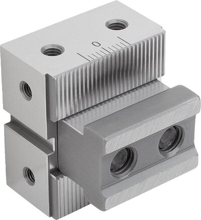 Festbacken DS für Mehrfach-Spannsystem, Form C, Festbacken abgesetzt