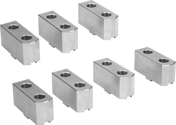 Spannbacken Stahl, weich für Stationäre Backenfutter