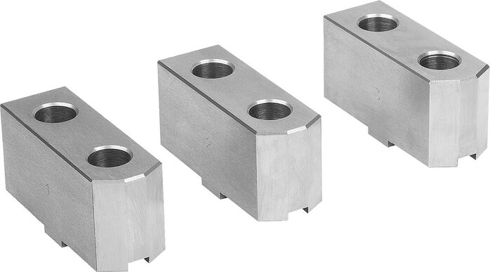 Spannbacken Stahl, weich für Stationäre Backenfutter