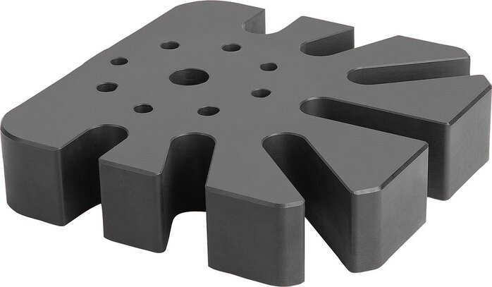 UNILOCK 5-Achs-Grundplatte für Universalspannung Systemgröße 138 mm