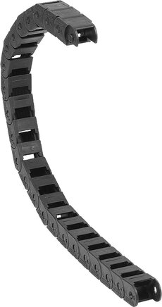 Energieketten Kunststoff Innenhöhe 12 mm, nicht zu öffnen