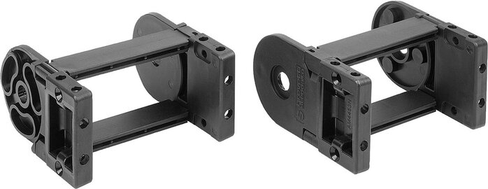 Anschlusselemente Kunststofffür Energieketten, Innenhöhe 45 mm