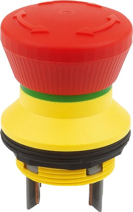 Not-Halt-Taster Einbauversion  22,3 mm Flachsteckeranschluss