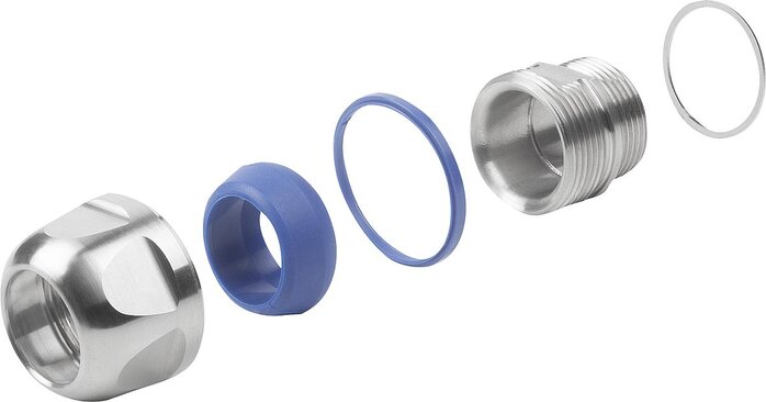 Kabelverschraubungen Edelstahl oder Kunststoff im Hygienic DESIGN