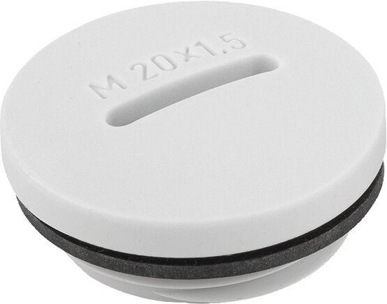 Verschlussschrauben Kunststoff, rund