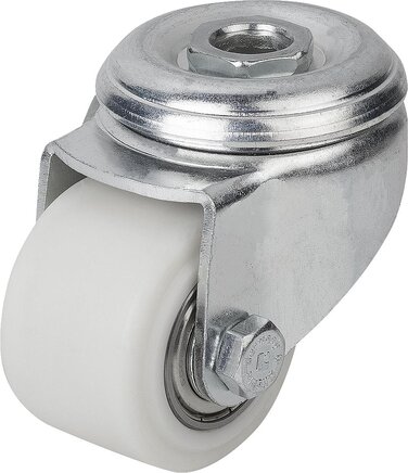 Stahlblech-Lenkrollen Kompakt-Ausführung