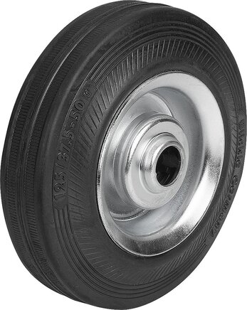 Standard-Vollgummireifen auf Stahlblechfelge