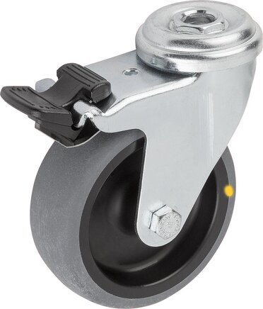 Lenkrolle mit stop fix, elektrisch leitfähig
