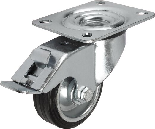 Lenkrolle mit stop fix