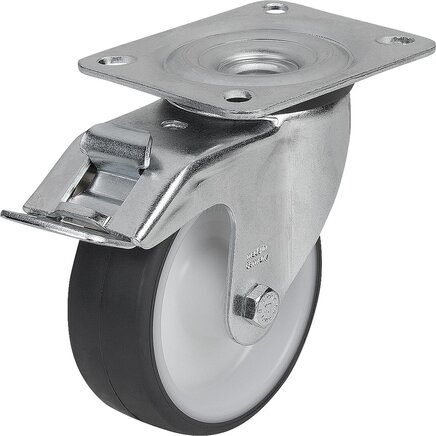 Lenkrolle mit stop-fix