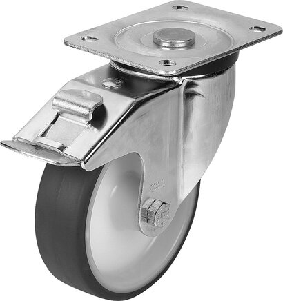 Lenkrolle mit stop-fix