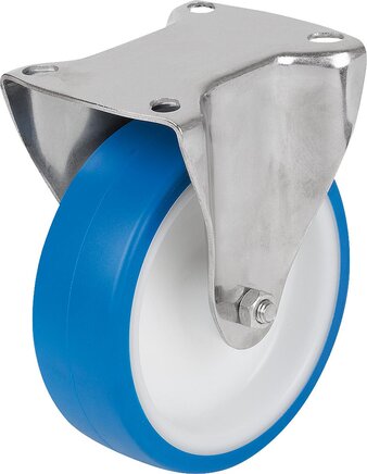 Bockrolle Edelstahl für Hygienebereich