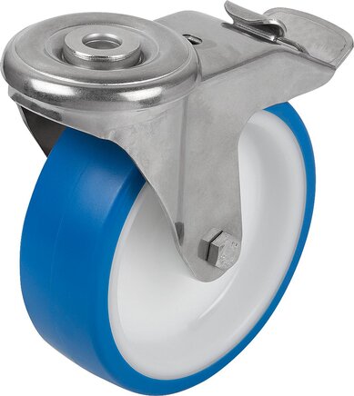 Lenkrolle mit stop fix