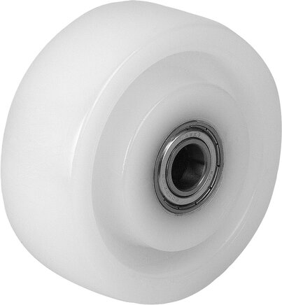 Polyamidräder, schwere Ausführung mit Kugellager, Form B