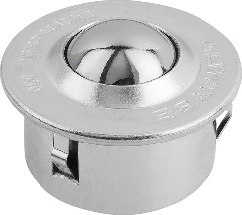 Kugelrollen mit Befestigungselement