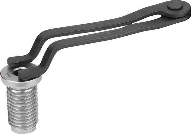 Stirnlochschlüssel verstellbar, gekröpft