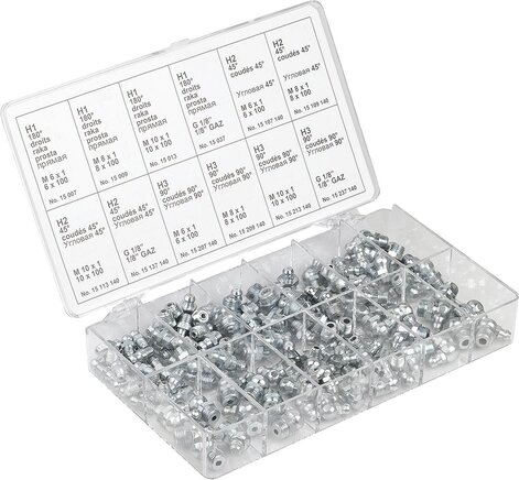 Schmiernippel Stahl Sortimentskästen