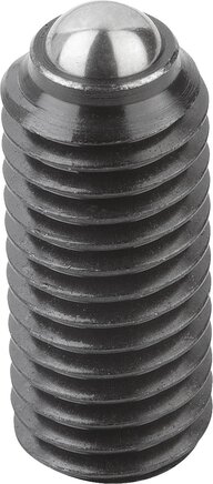 Federnde Druckstücke mit Innensechskant und Kugel, verstärkte Federkraft, inch