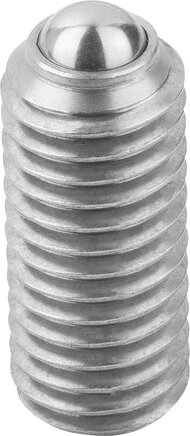 Federnde Druckstücke mit Innensechskant und Kugel, verstärkte Federkraft, inch