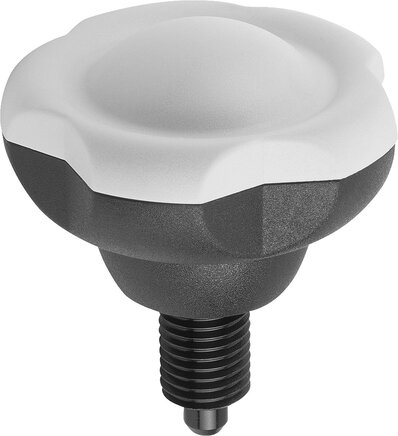 Arretierbolzen mit Fünfsterngriff, inch