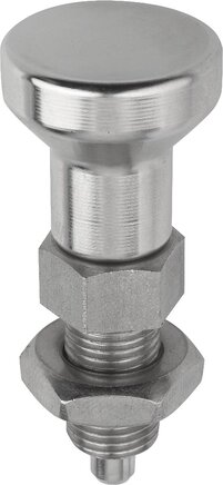 Arretierbolzen Edelstahl Form B, inch