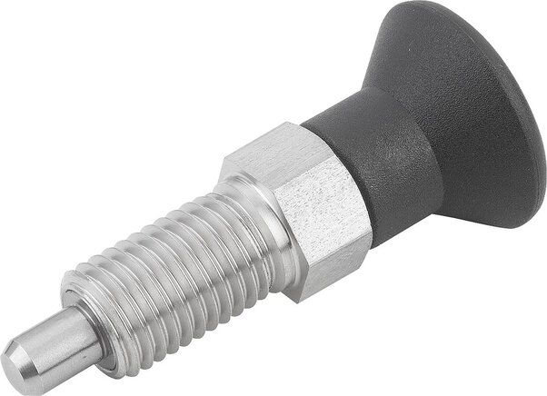 Arretierbolzen mit verlängertem Arretierstift Form A, inch