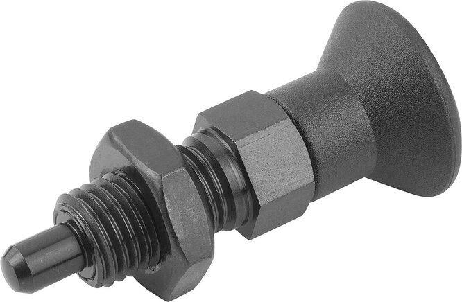 Arretierbolzen mit verlängertem Arretierstift Form B, inch