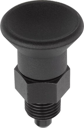 Arretierbolzen, kurze Ausführung Form A, inch