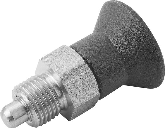 Arretierbolzen, kurze Ausführung Form A, inch