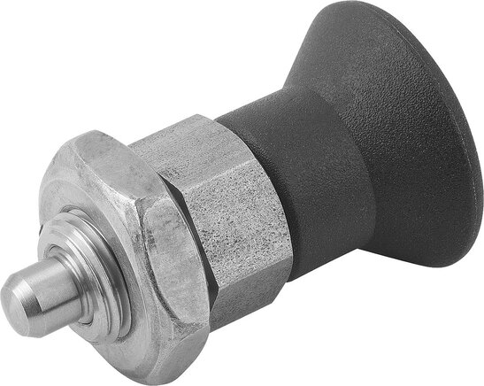 Arretierbolzen, kurze Ausführung Form B, inch