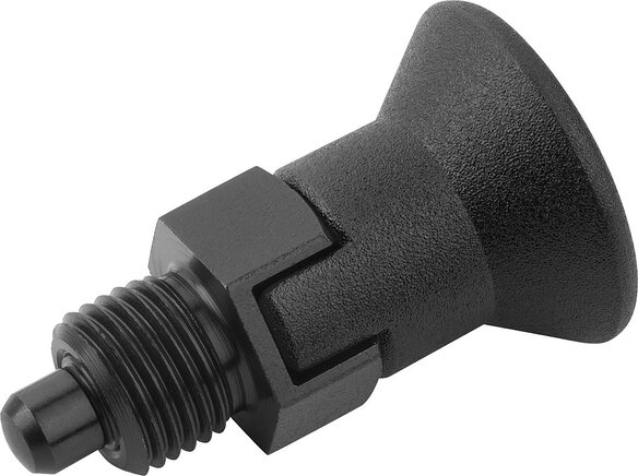 Arretierbolzen, kurze Ausführung Form C, inch