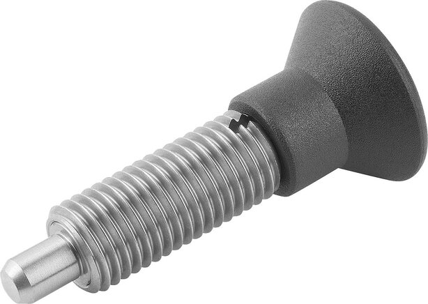 Arretierbolzen ohne Bund mit verlängertem Arretierstift Form G, inch