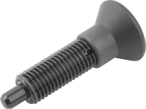 Arretierbolzen ohne Bund mit verlängertem Arretierstift Form G, inch