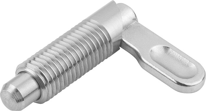 Sperrriegel Edelstahl Form A, inch