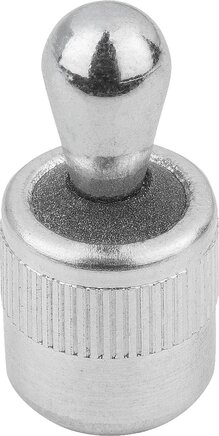 Federnde Seitendruckstücke mit Abdichtung, Druckbolzen und Feder aus Stahl, inch