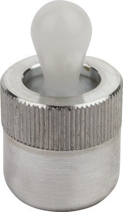 Federnde Seitendruckstücke ohne Abdichtung, Druckbolzen aus POM, Feder aus Stahl, inch