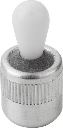 Federnde Seitendruckstücke mit Abdichtung, Druckbolzen aus POM, Feder aus Stahl, inch