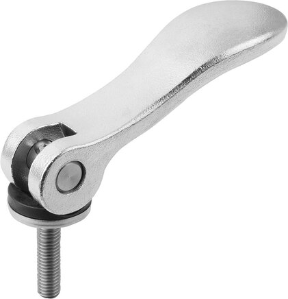 Exzenterhebel Edelstahl mit Außengewinde, inch